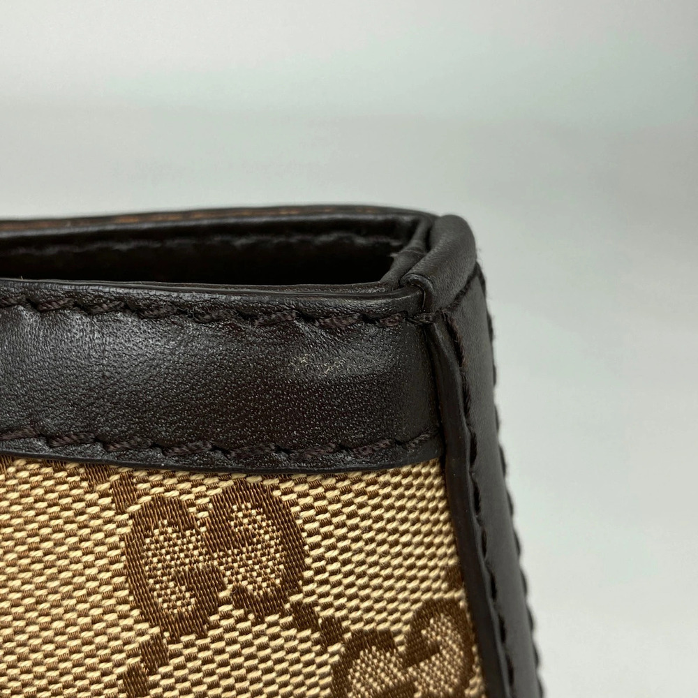 Gucci GG tote bag Interlocking GG stud canvas beige brown - Picture 5 of 7